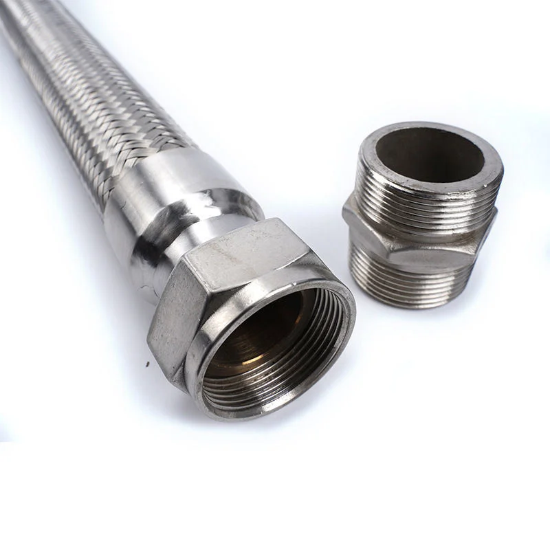 MANGUERA FLEXIBLE C/MALLA INOX. 3/4'' X 50CM CL1.DIV1 (UL) - MARCA FJ