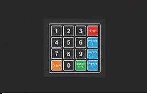 TECLADO PRESET TOUCH P/ DISPENSADOR GLP - MARCA MEPSAN