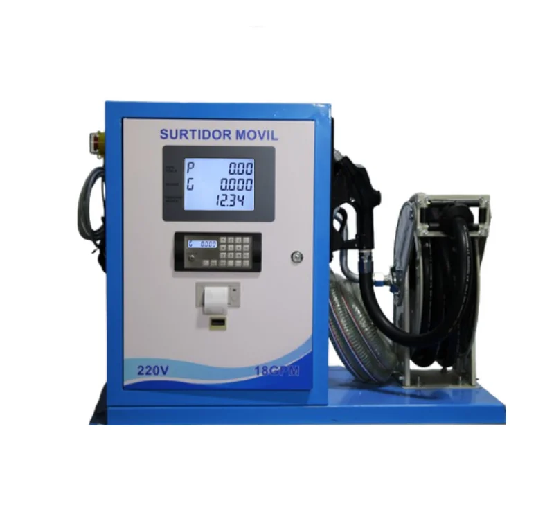 MINI SURTIDOR DE COMBUSTIBLE LÍQUIDO 220V CON CARRETE